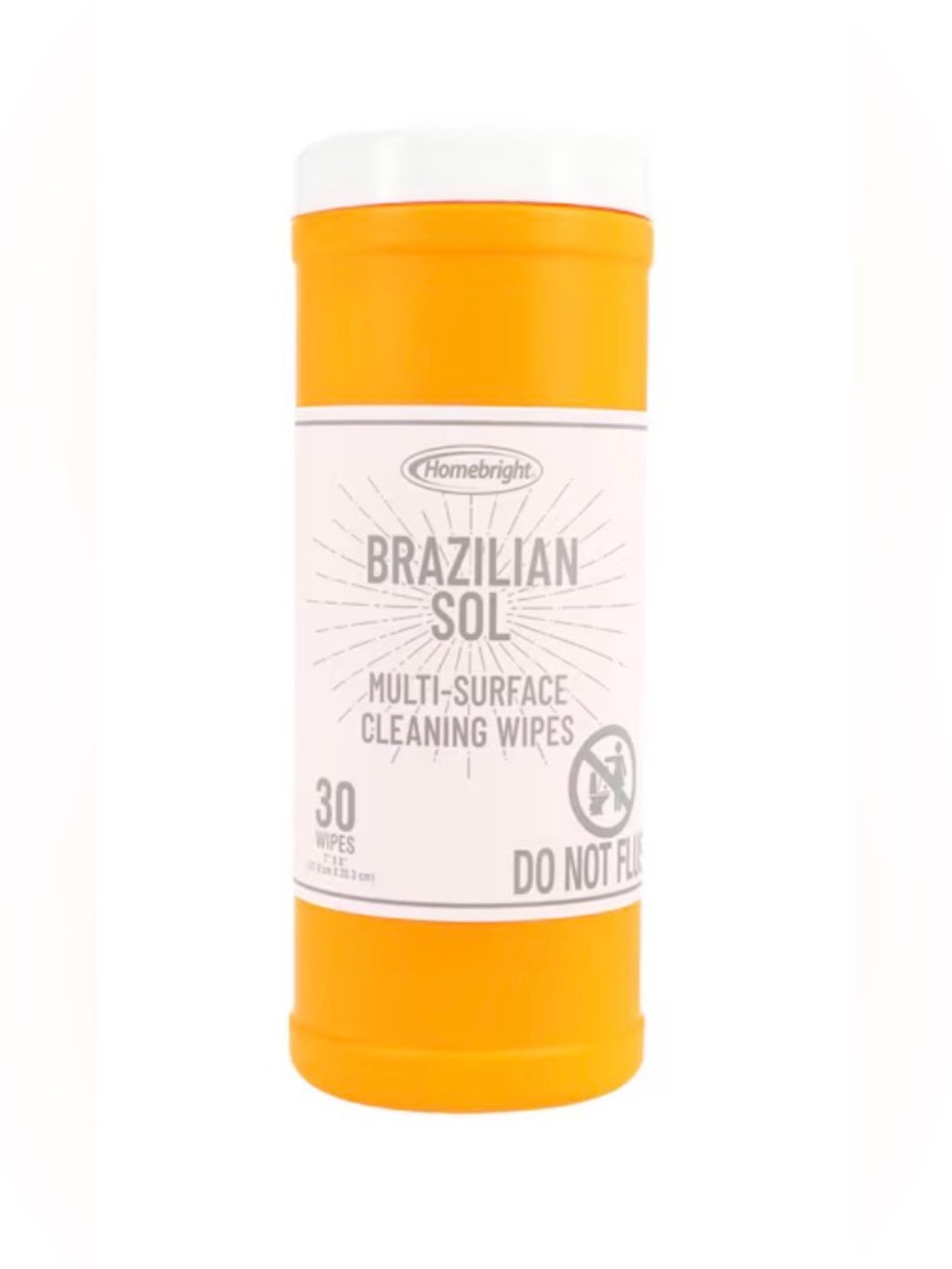 Brazilian Sol Orange Multi-Surface Cleaning Wipes - 30 Count